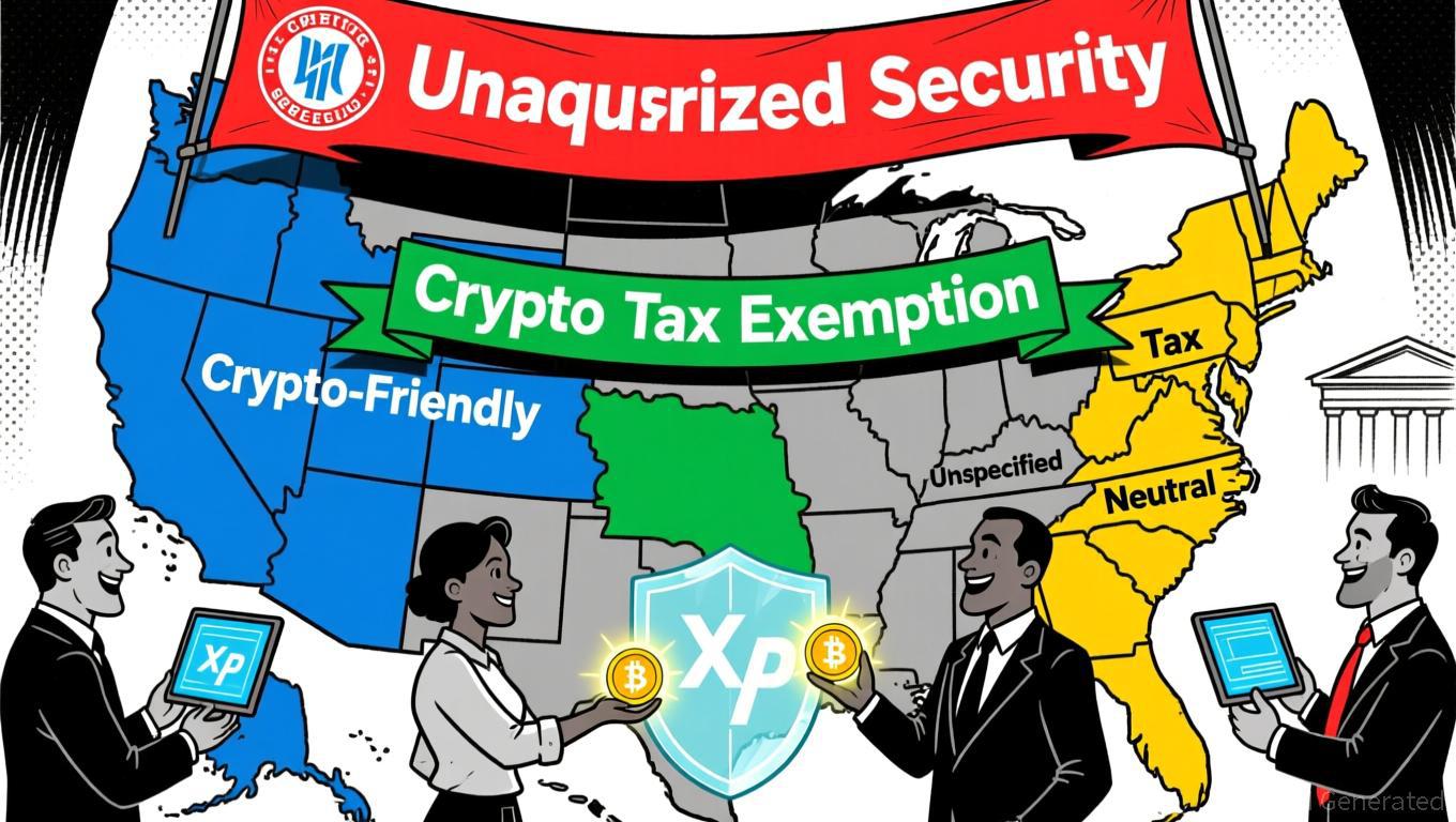XRP监管脆弱性与美国州级税收框架的变迁格局